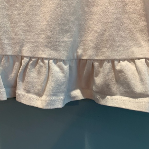 White Ruffle Crop Top - Picture 2 of 4